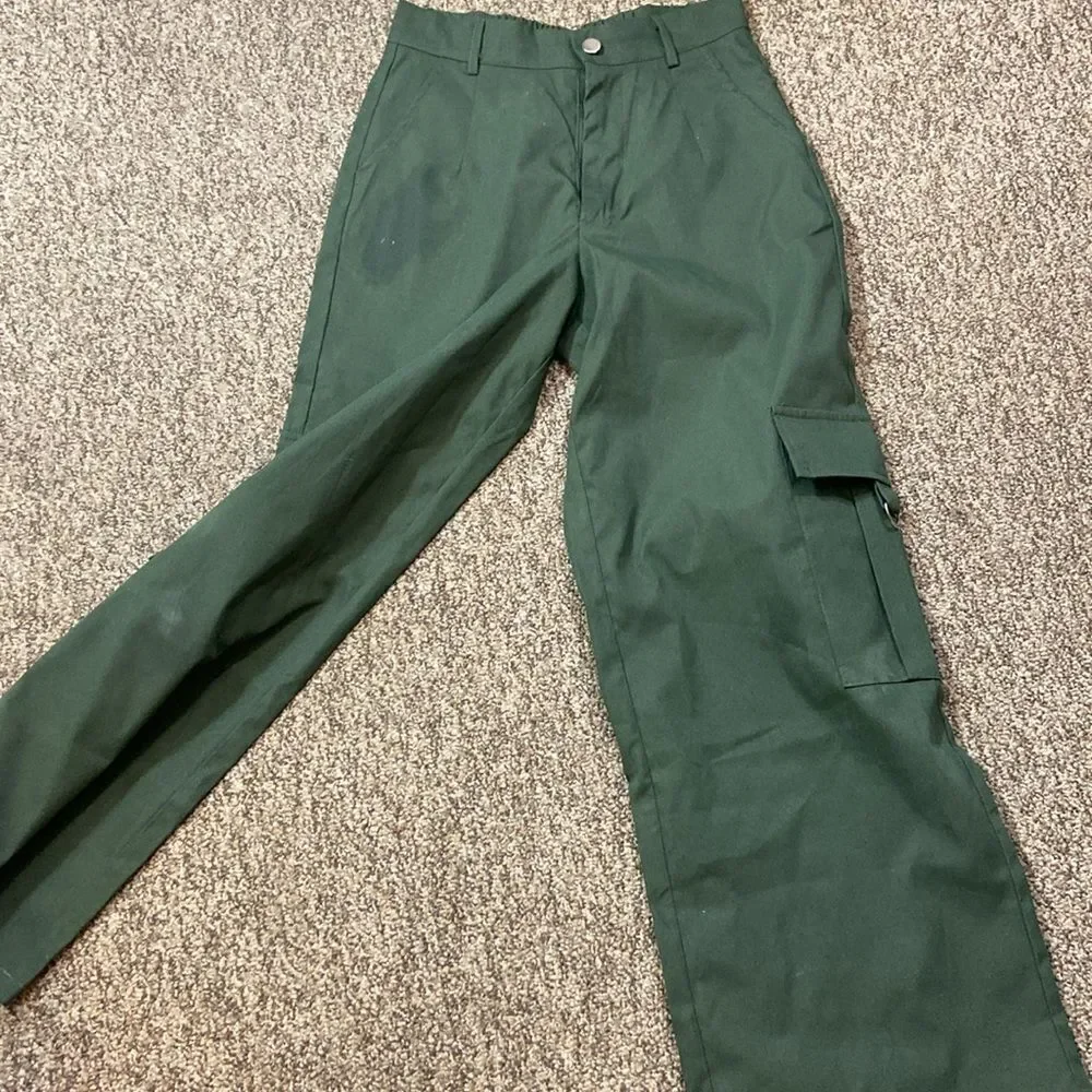 Vintage Viscose Women’s Cargo Pants Size S - Picture 2 of 10
